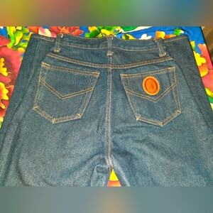 Trussardi Blue Straight Jeans Classic Style